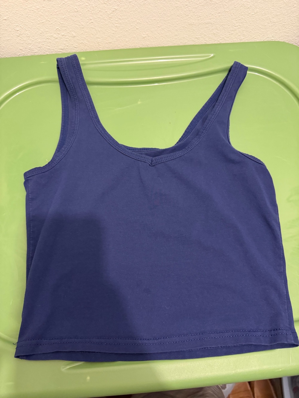 Classic Navy Scoop Tank Top — Women's Basic camisole